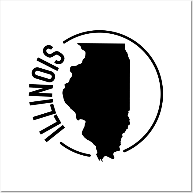 Illinois State Home Wall Art by KevinWillms1